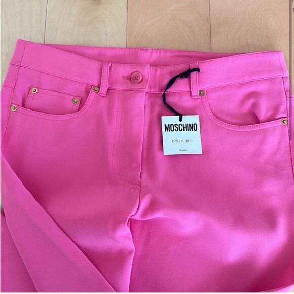 Moschino Couture Barbie Pink Pants 6 - Picture 3 of 9